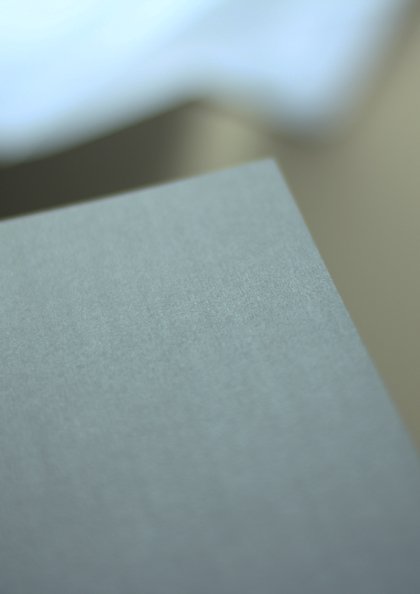 Rich metallic silver paper close