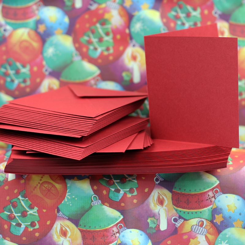 Christmas Cards and Envelopes Blanks (craft uk)