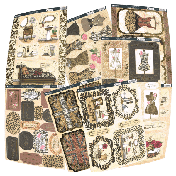 Kanban Safari - die-cut Toppers Kit 1