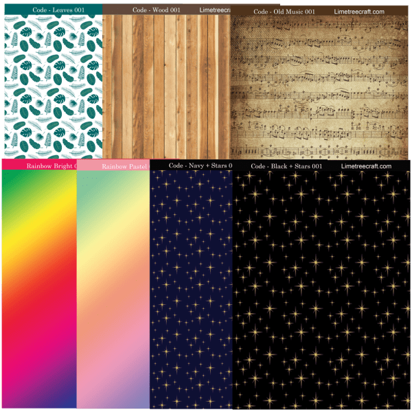 New Printed Backing card 1