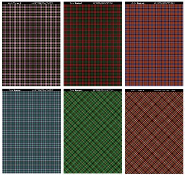 Tartan Backing Sheets