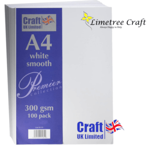 Craft UK Premium Smooth - A4 and A3 White 300 gms