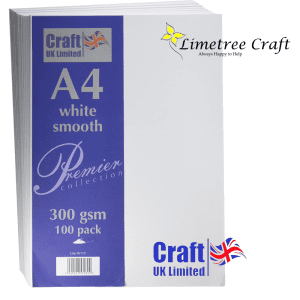 Craft UK Premium Smooth - White & Ivory Card 300 gms