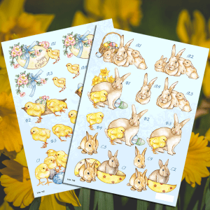 Happy Easter Decoupage