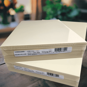 Cream Vellum 180 gsm (230mic) A4
