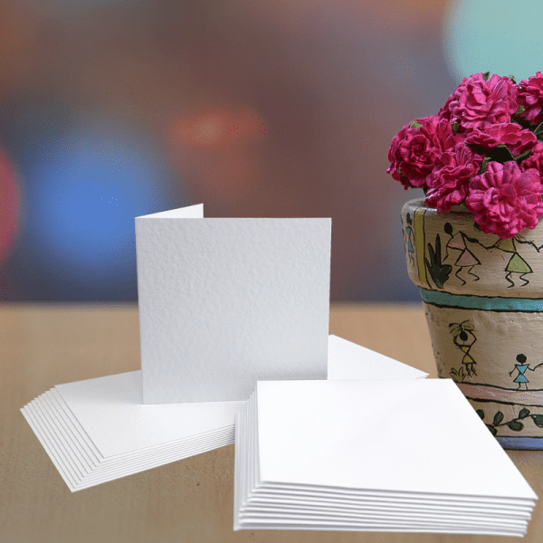 Petit fours "bite size card blanks" 4"x 4"