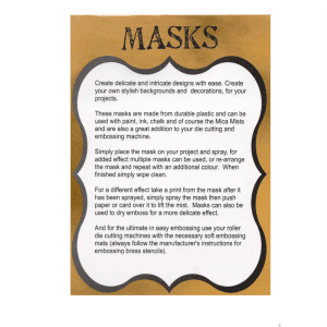 Masks - Stencils