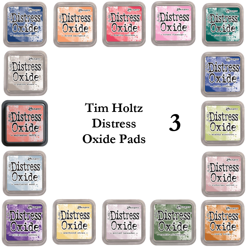 Tim Holtz Distress Oxide Pad Ink 3" Pads (3)